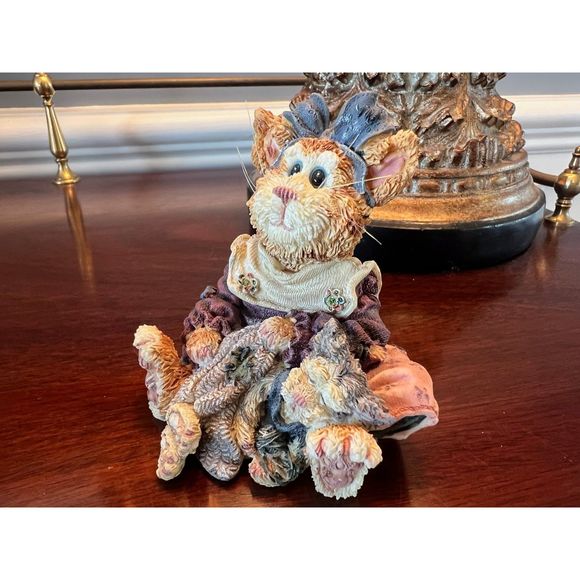 Boyds Bears The Purrstone Collection "Maddy Purrkins with Puddytat" 1999 NIB - Picture 5 of 8